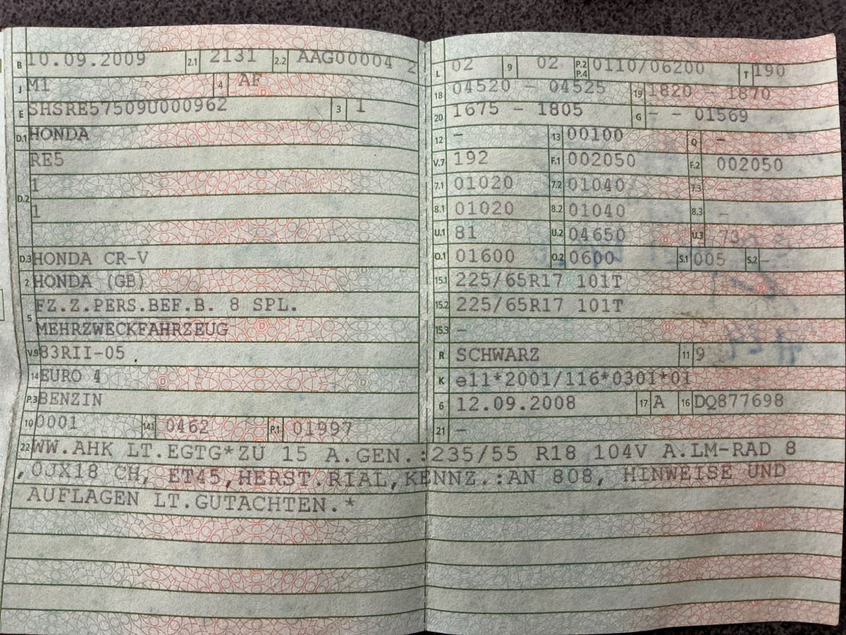 Honda CR-V 2.0 VTEC Elegance