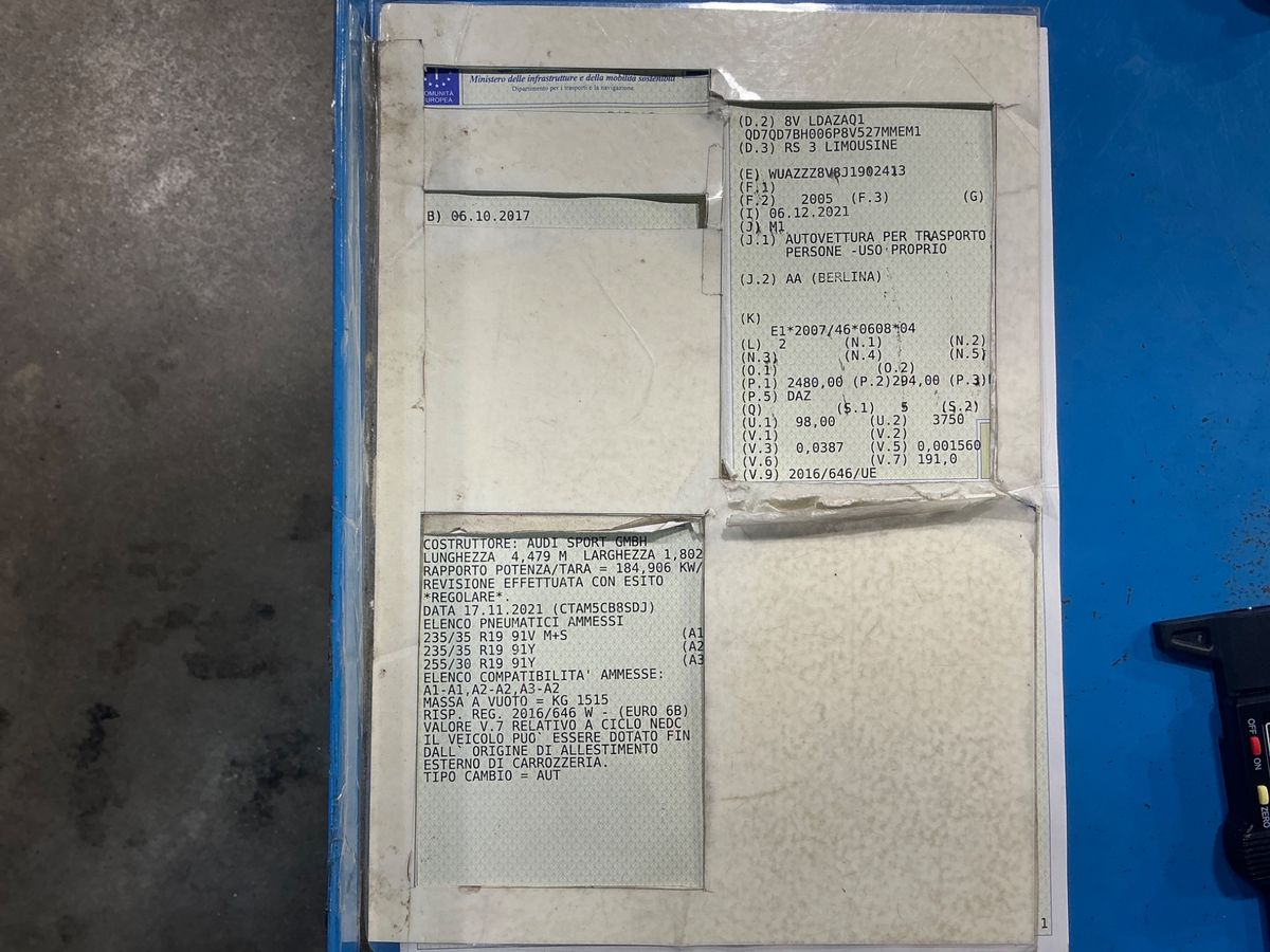 Audi RS 3 2.5 TFSI quattro