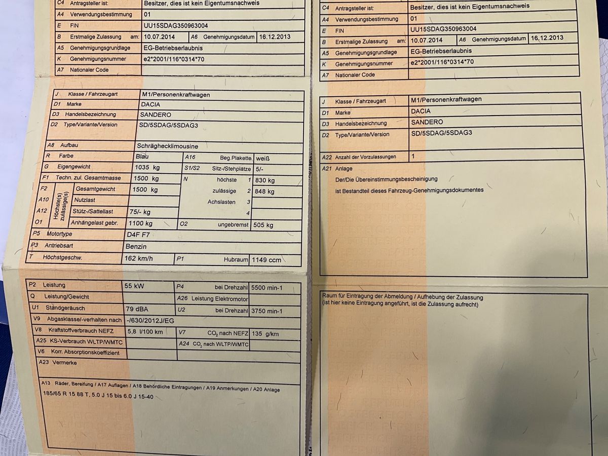 Dacia Sandero 1.2 Laureate
