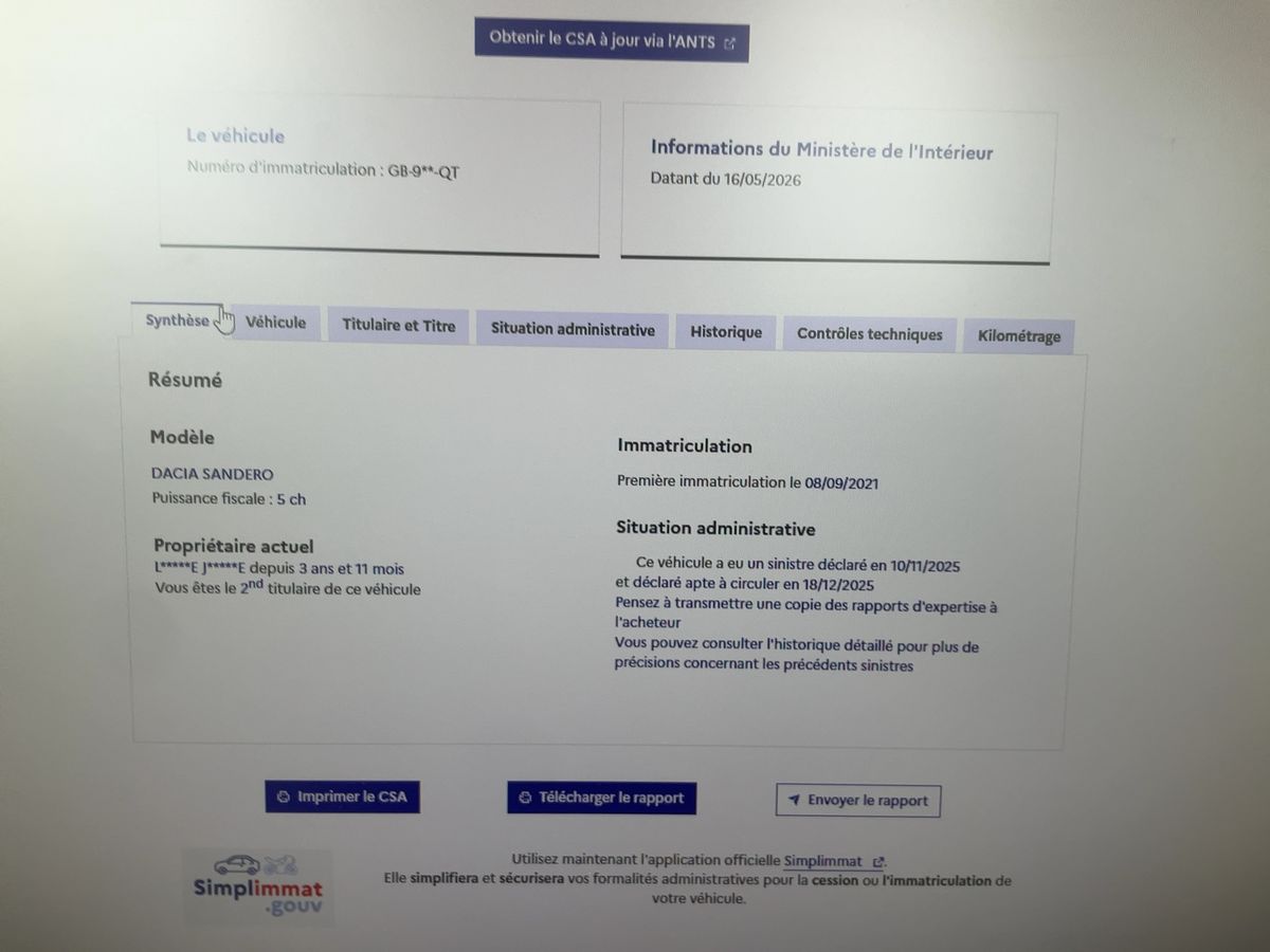Dacia Sandero d'occasion