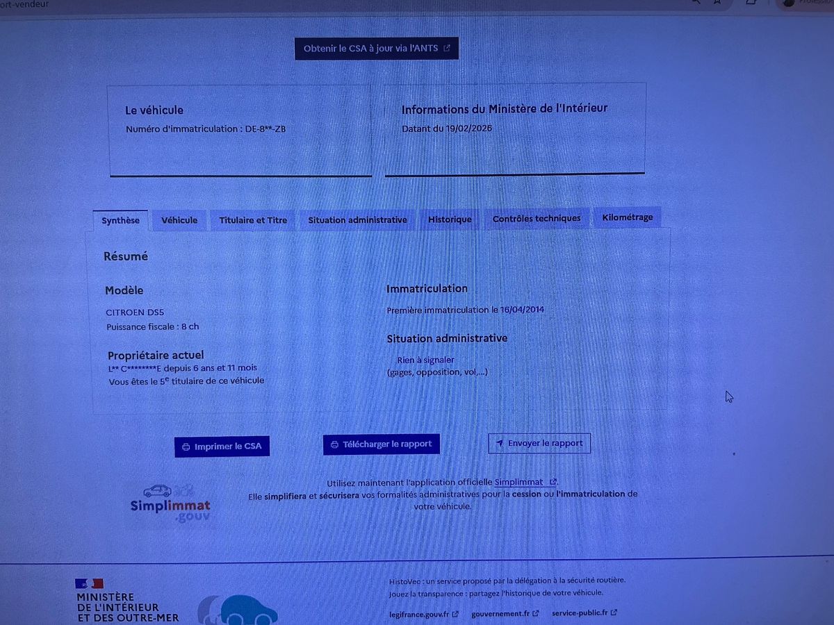 Citroen DS5 d'occasion