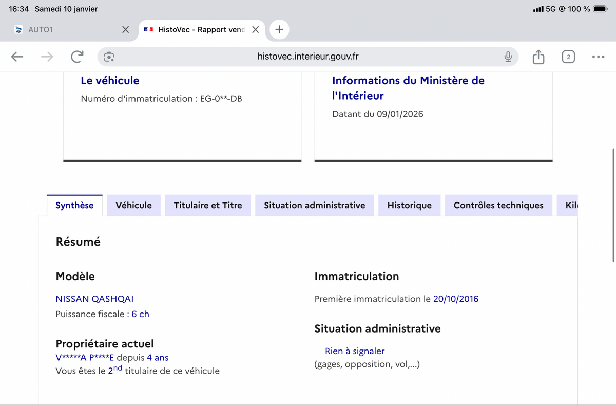 Nissan Qashqai d'occasion