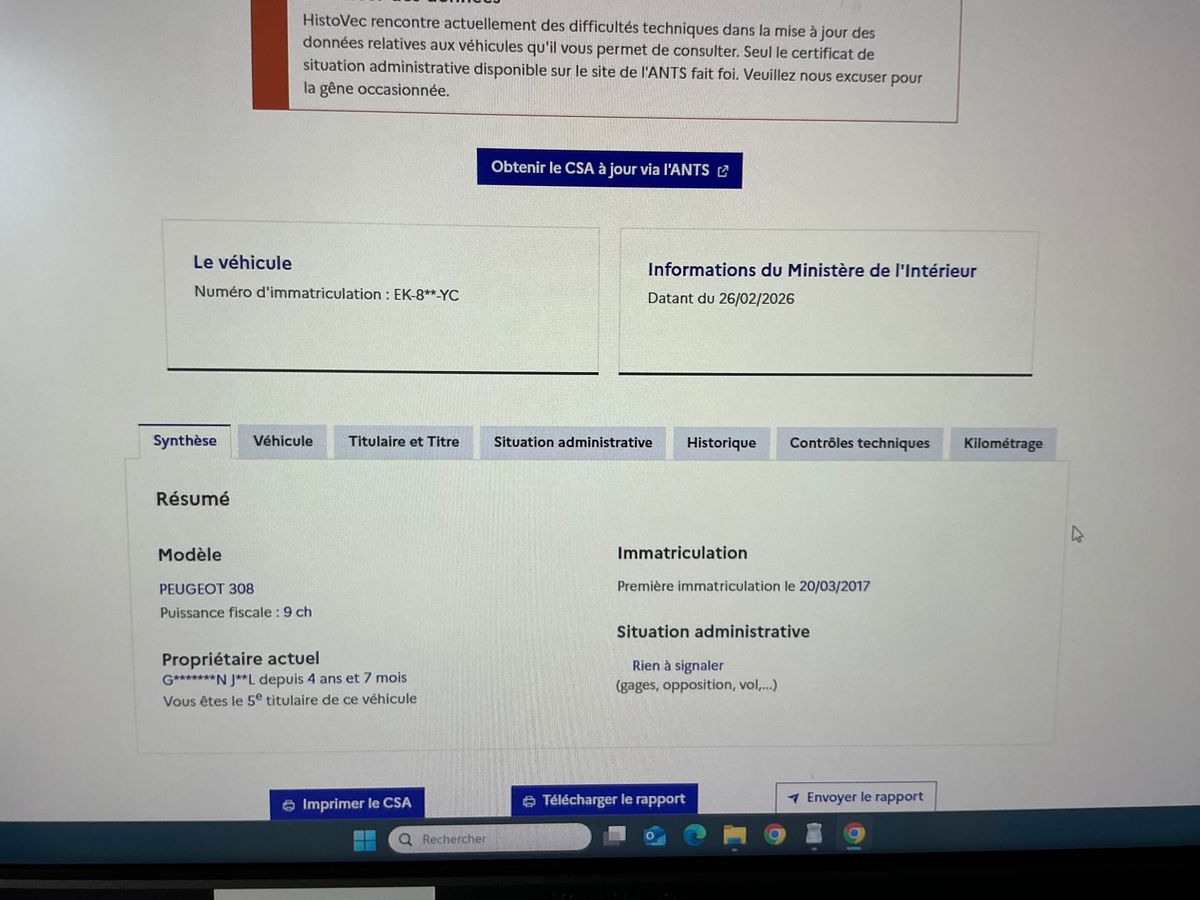 Peugeot 308 d'occasion