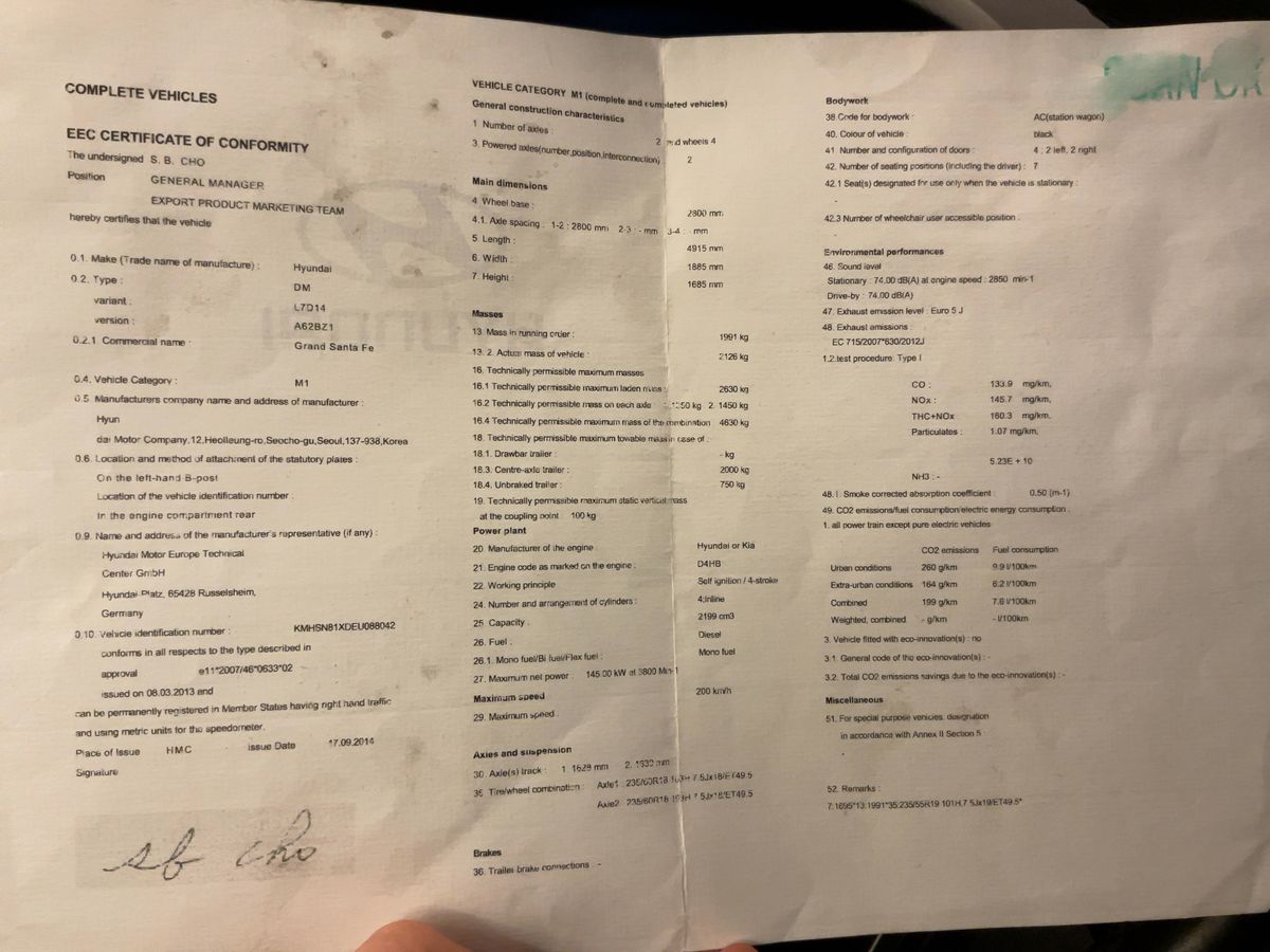 Hyundai Santa d'occasion