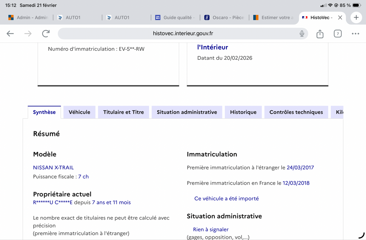 Nissan X-Trail d'occasion