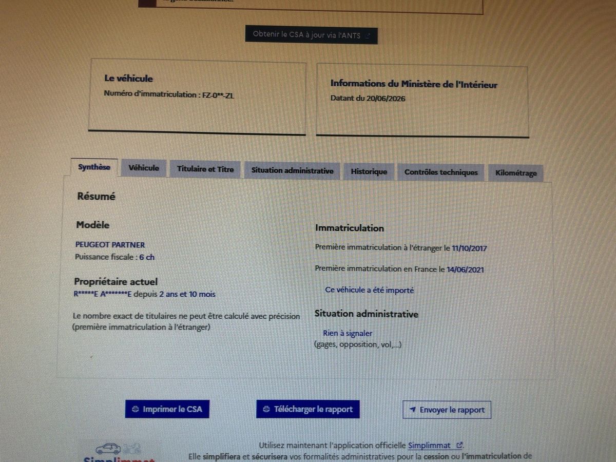 Peugeot Partner d'occasion