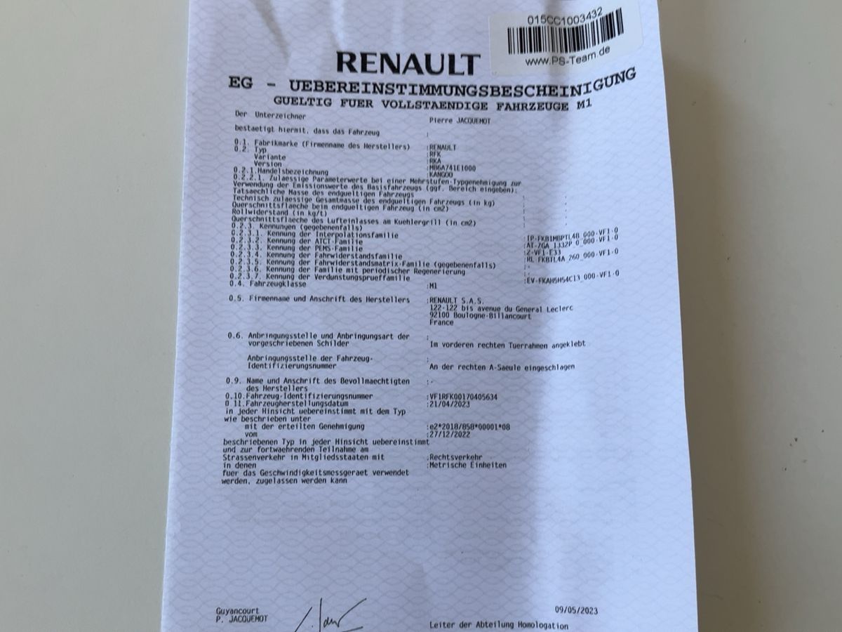 Renault Kangoo d'occasion