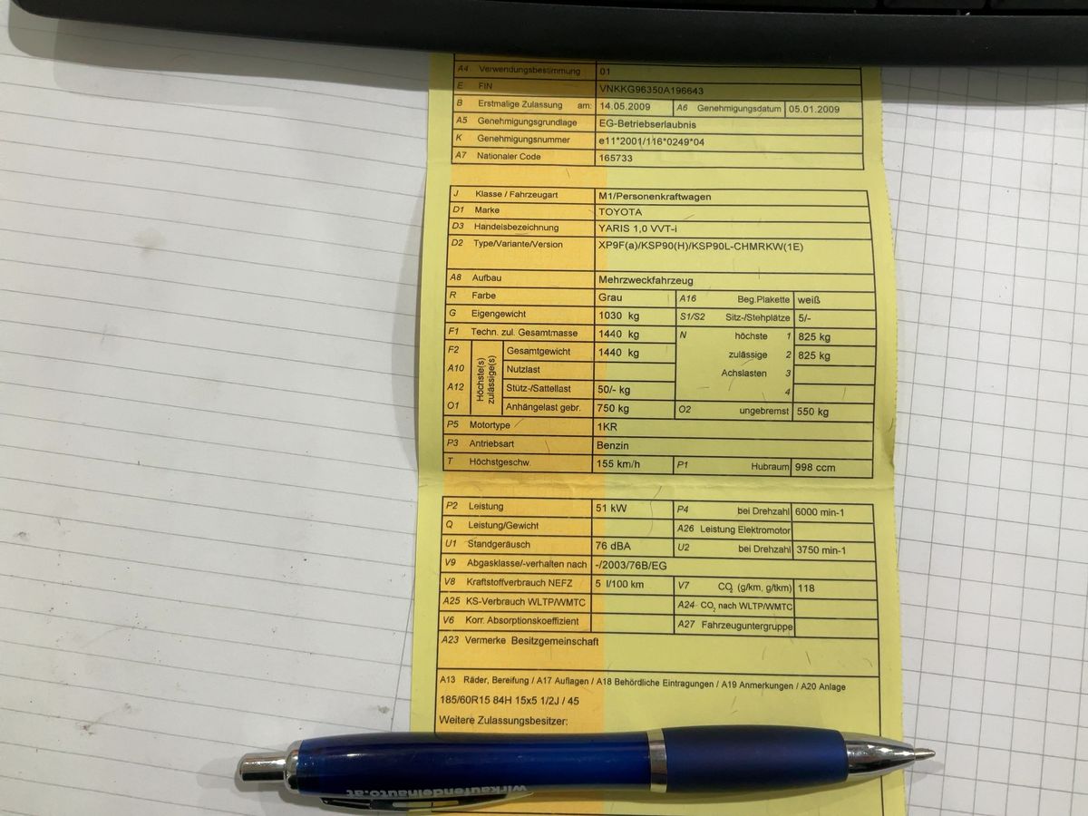 Toyota Yaris 1.0 VVT-i Sol