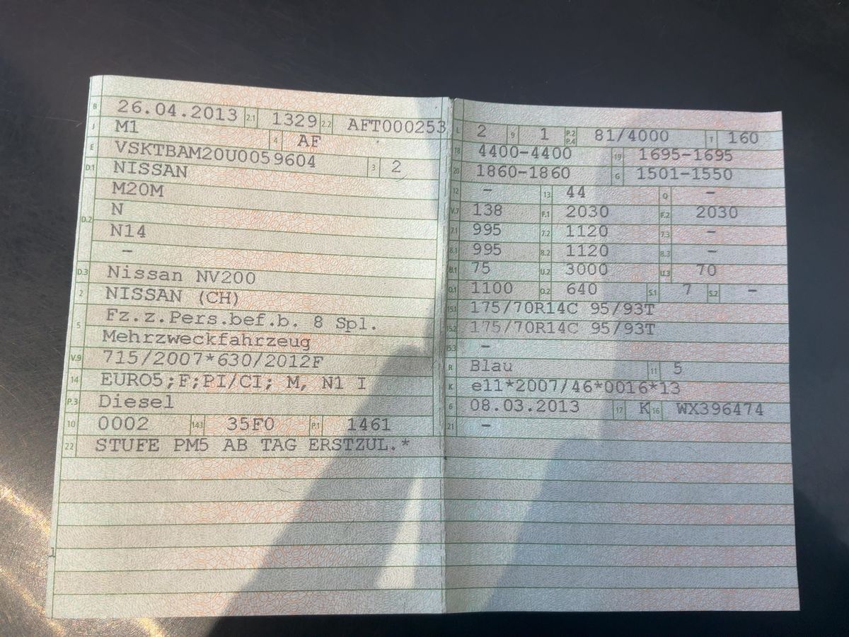 Nissan NV200 d'occasion