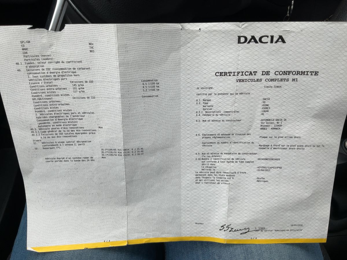 Dacia Logan d'occasion