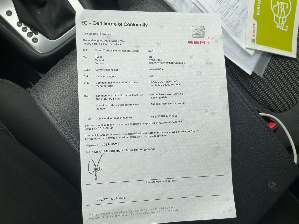Seat Alhambra d'occasion