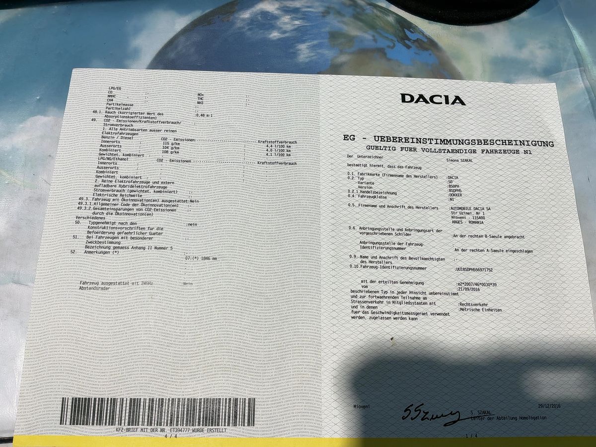 Dacia Dokker d'occasion