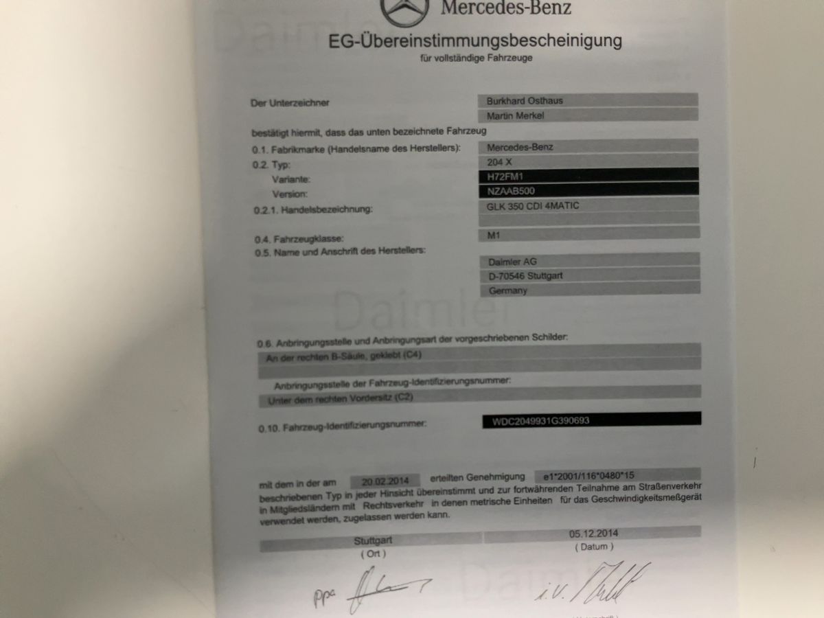 Mercedes-Benz GLK-Klasse d'occasion