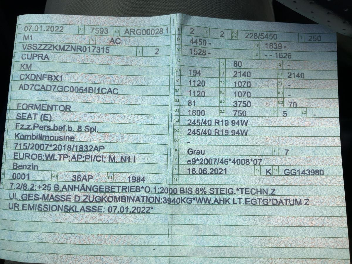 Cupra Formentor d'occasion