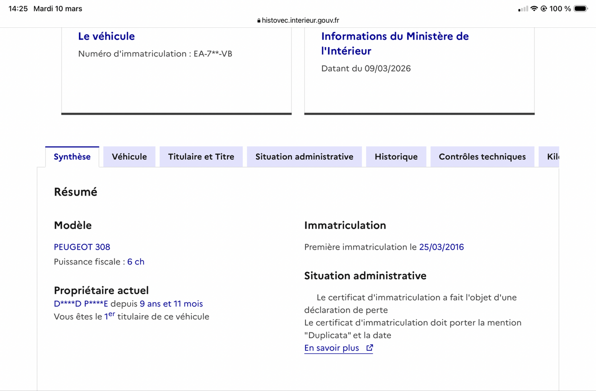 Peugeot 308 d'occasion