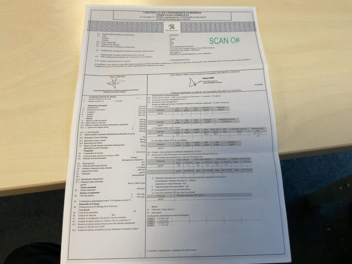 Peugeot 5008 d'occasion