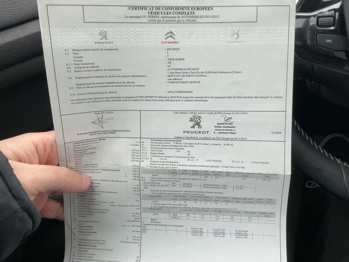Peugeot 308 d'occasion
