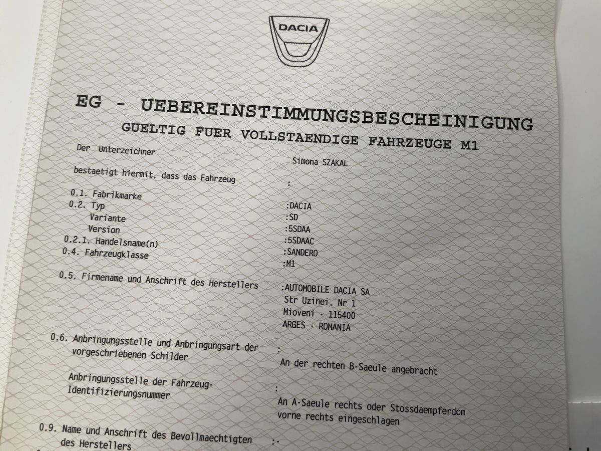 Dacia Sandero 0.9 TCe Stepway Prestige