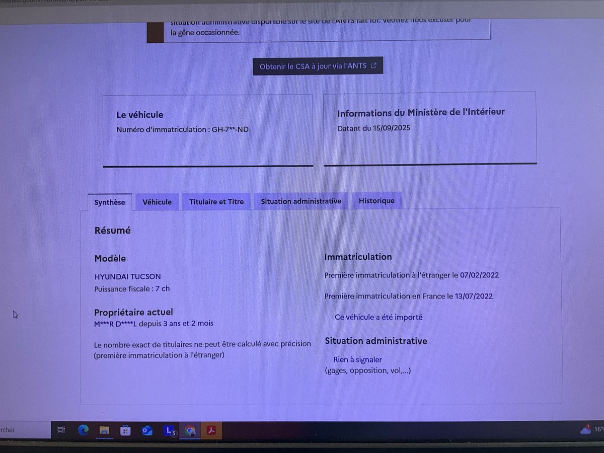 Hyundai Tucson d'occasion