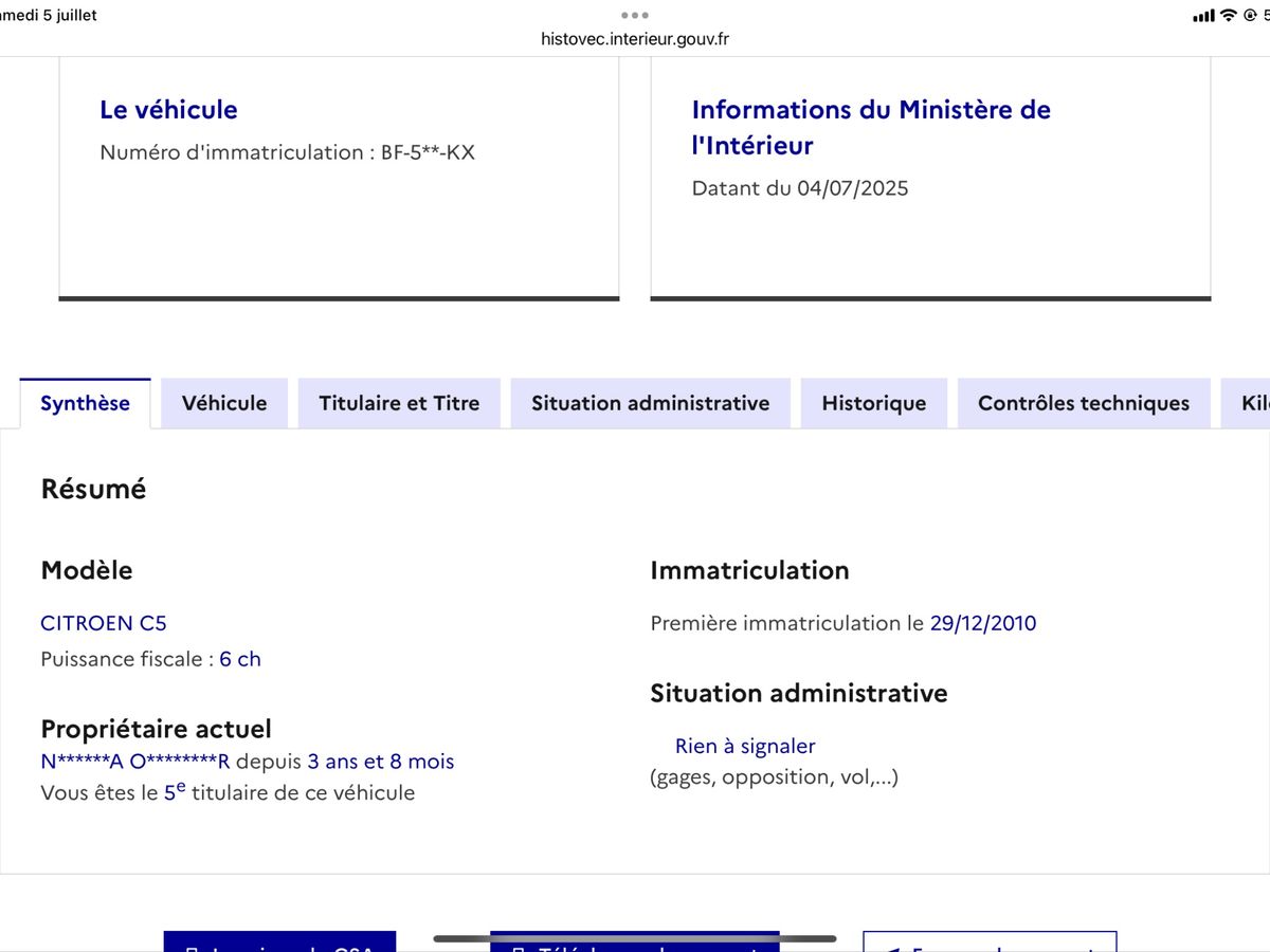 Citroen C5 1.6 HDi Attraction