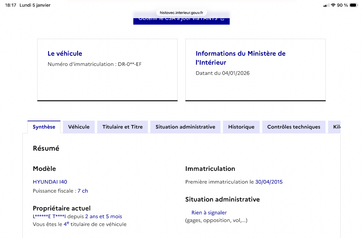 Hyundai i40 d'occasion