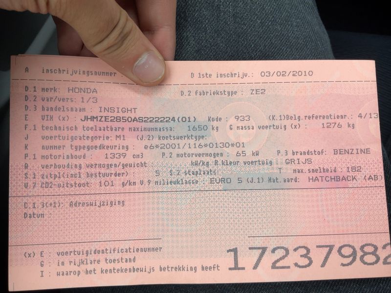 Honda Insight 1.3 Hybrid Comfort — zdjęcie 15