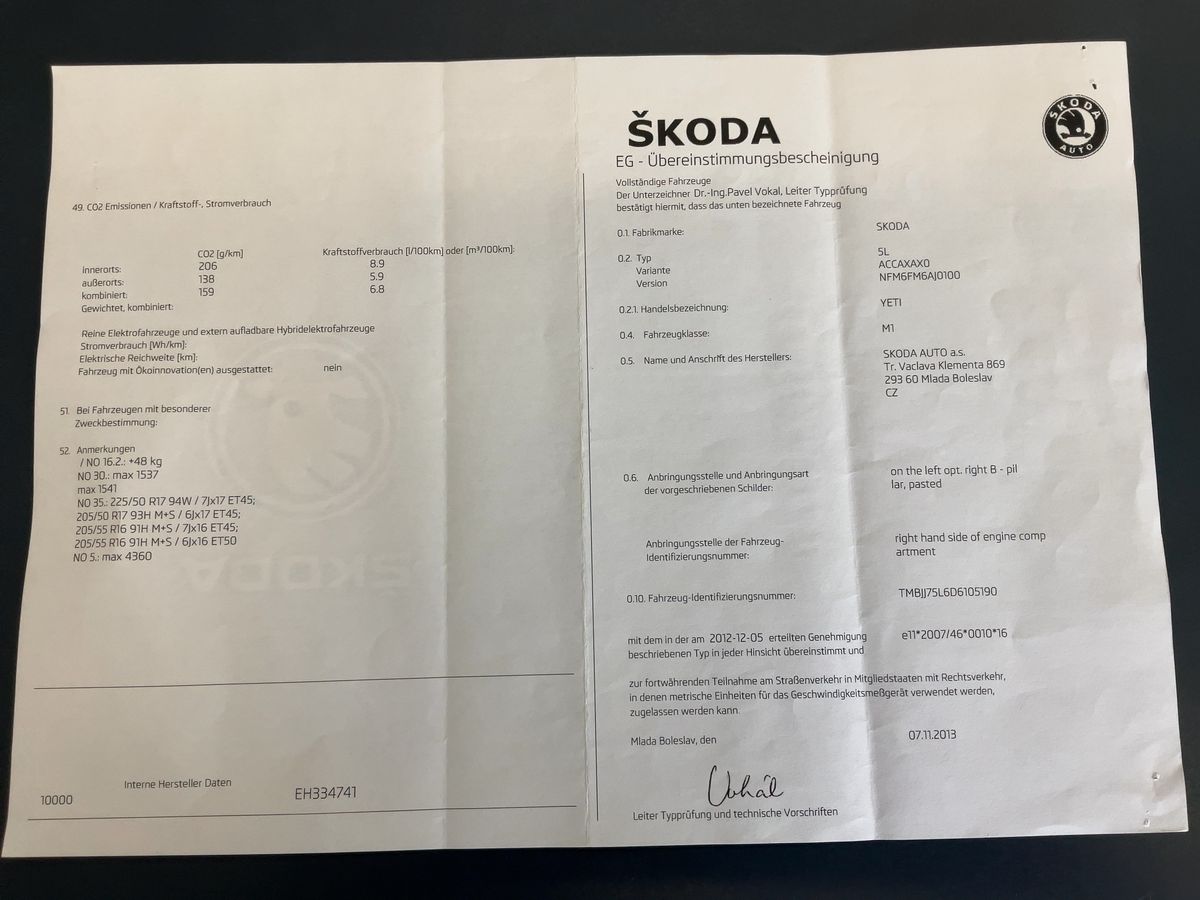 Skoda Yeti d'occasion
