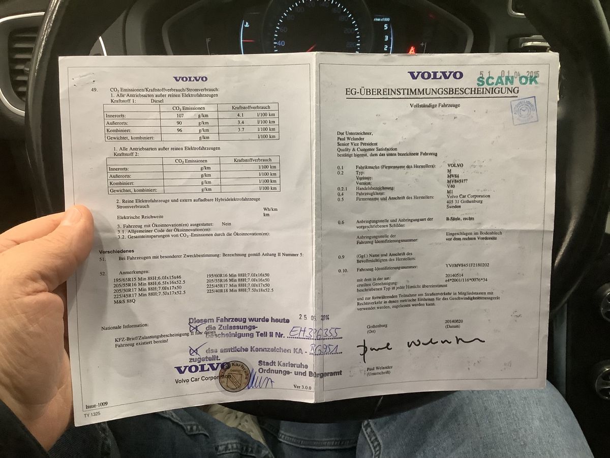 Volvo V40 1.6 D2 You!