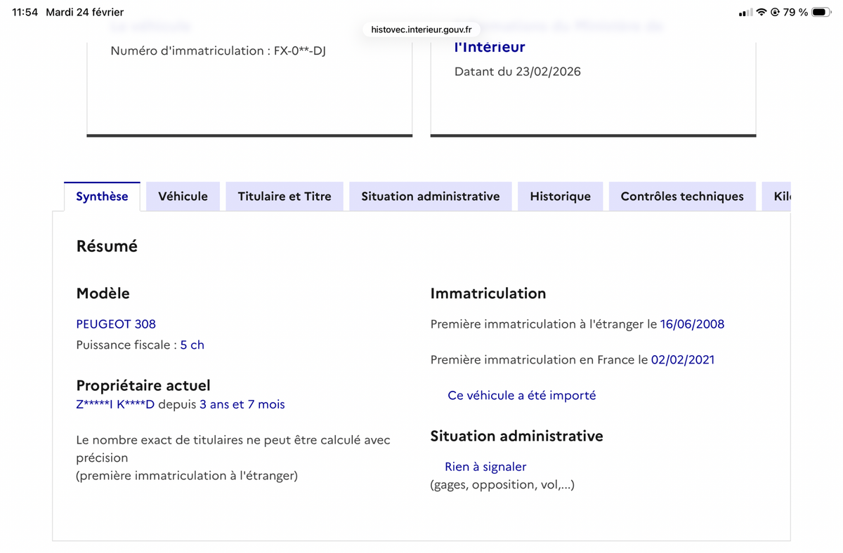 Peugeot 308 d'occasion