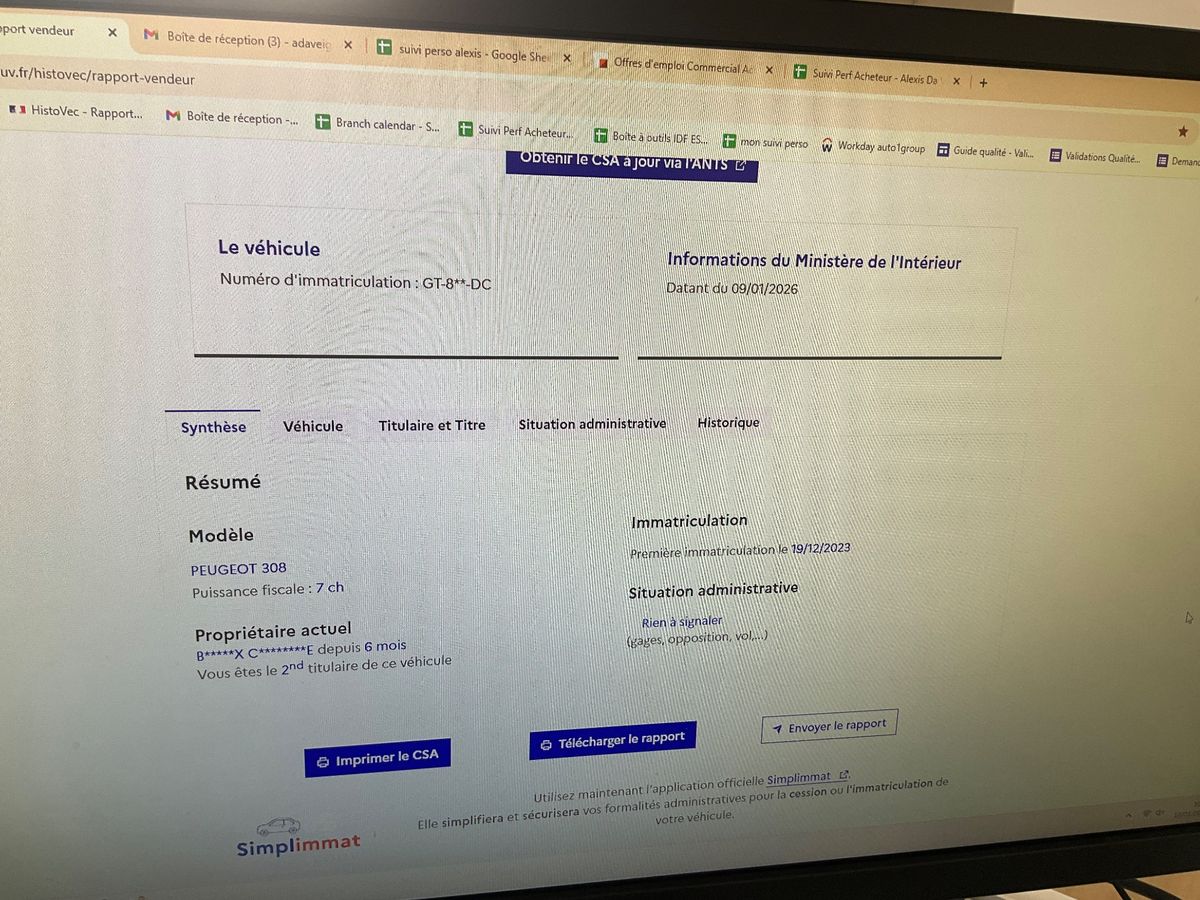 Peugeot 308 d'occasion