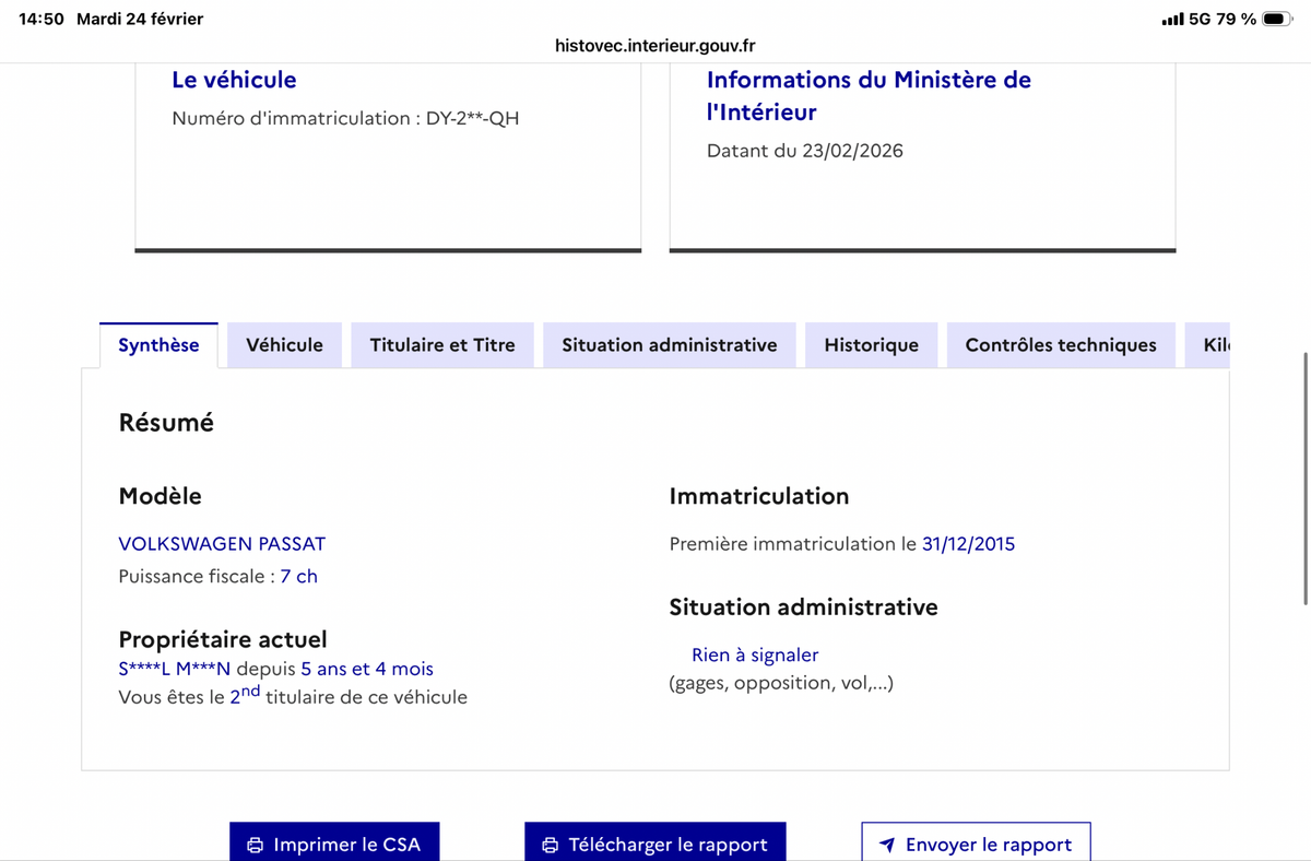 Volkswagen Passat d'occasion