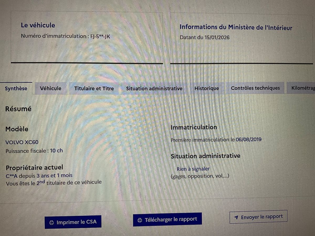 Volvo XC60 d'occasion