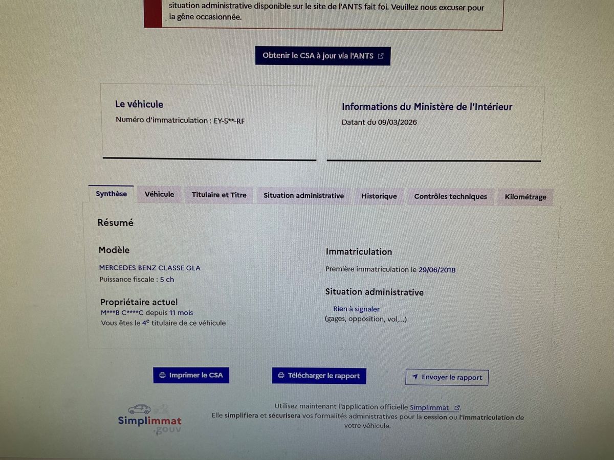 Mercedes-Benz GLA-Klasse d'occasion