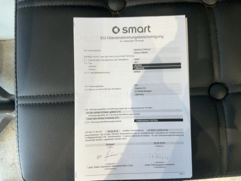 Smart forfour 0.9 Turbo Basis passion — zdjęcie 16