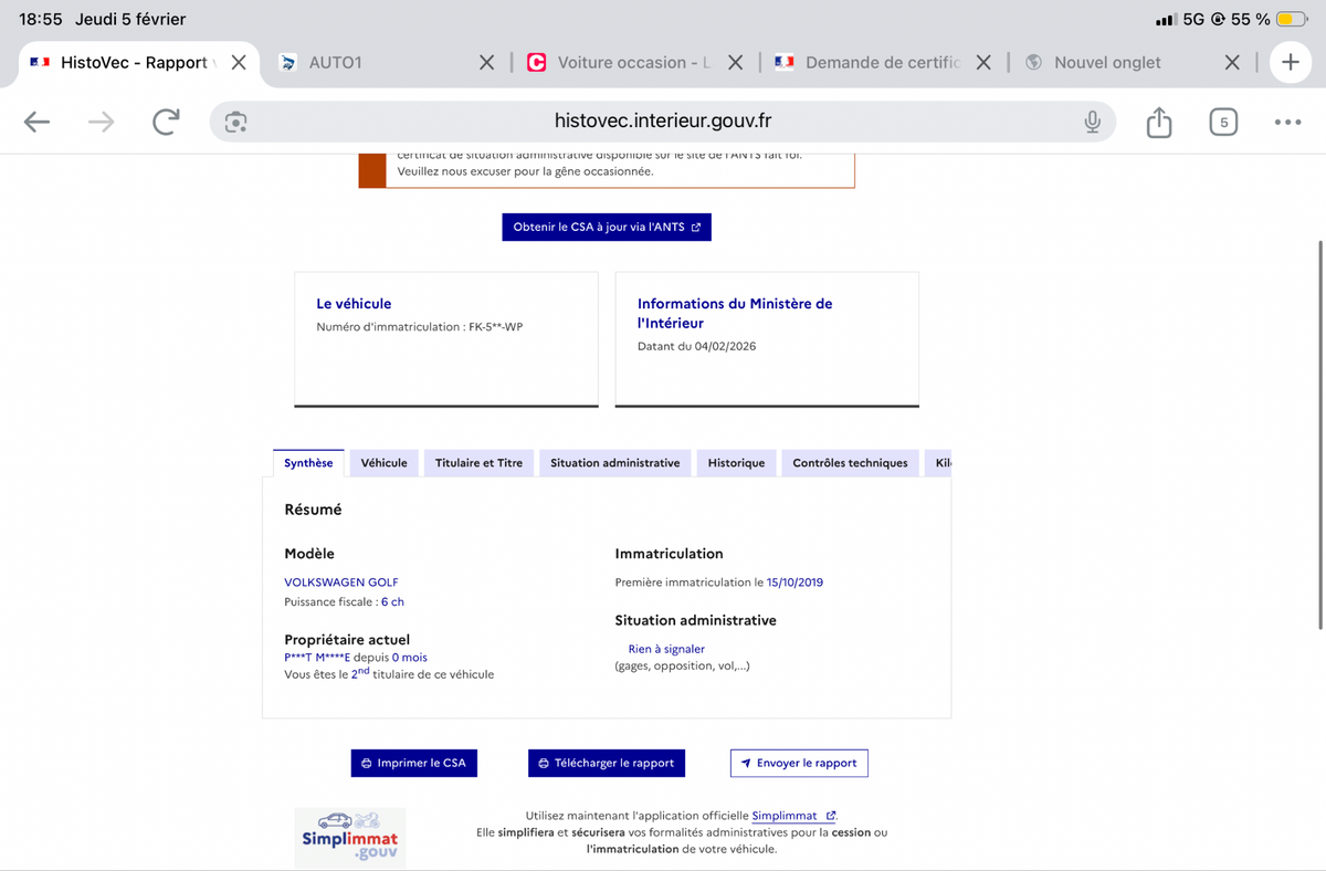 Volkswagen Golf d'occasion