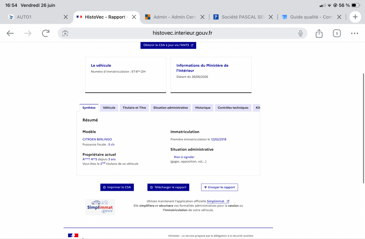 Citroen Berlingo d'occasion