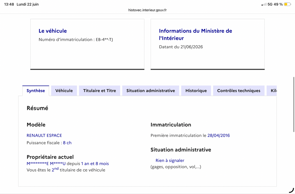 Renault Espace d'occasion