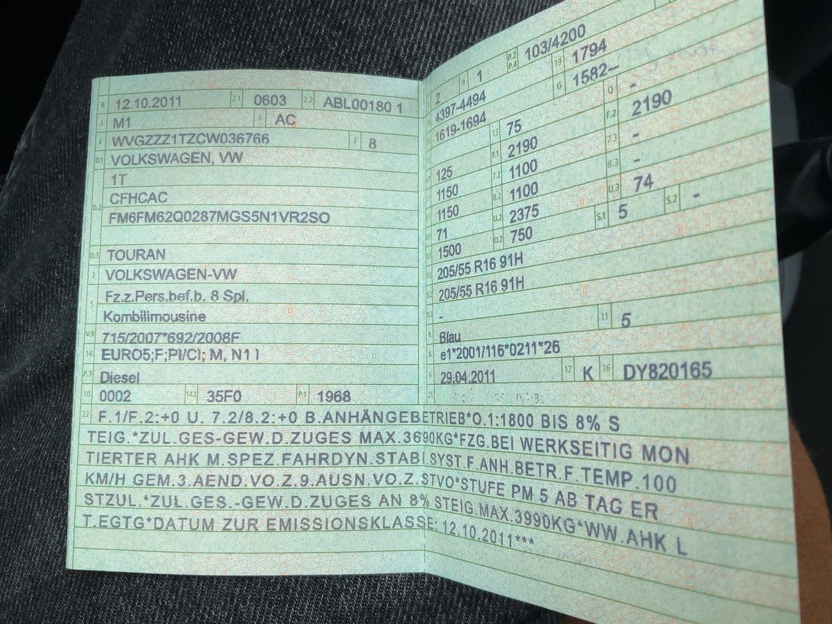 Volkswagen Touran d'occasion