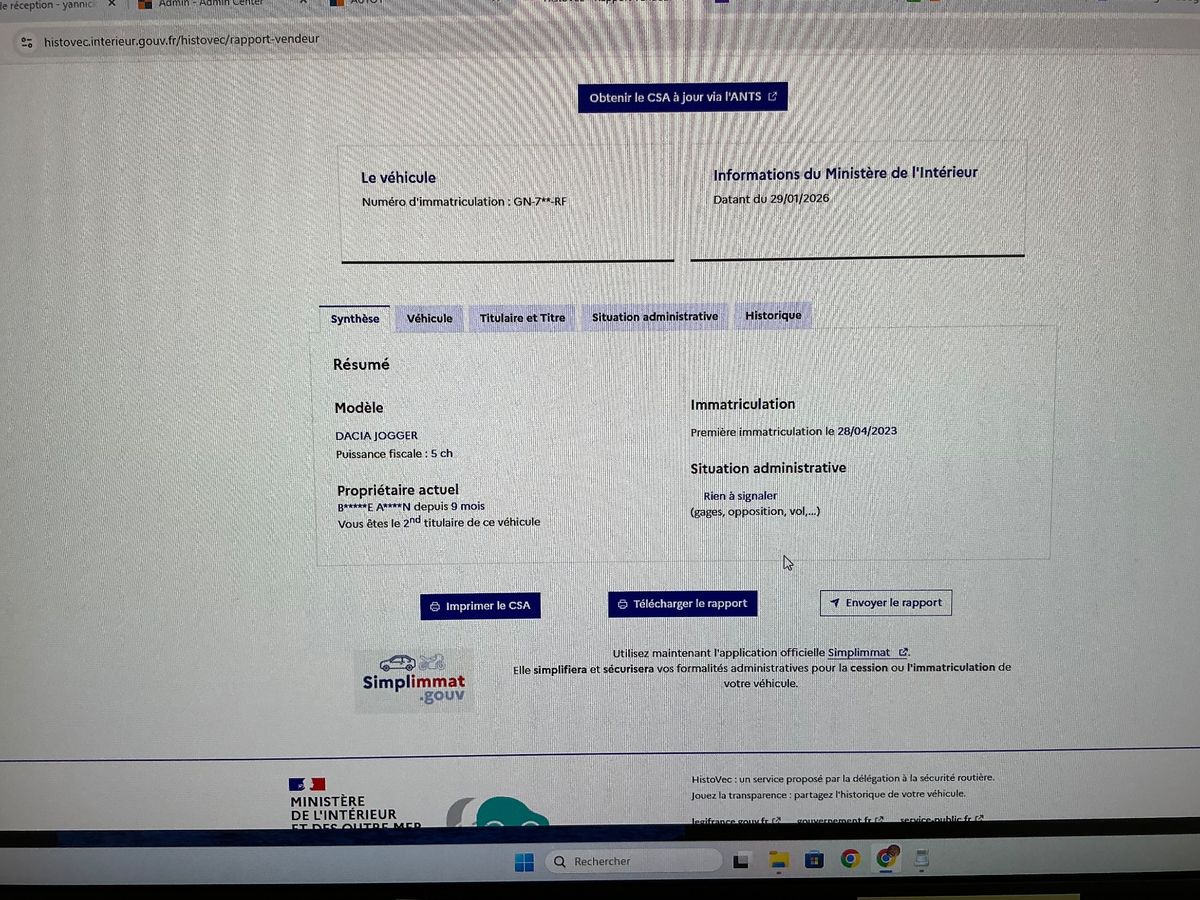 Dacia Jogger d'occasion