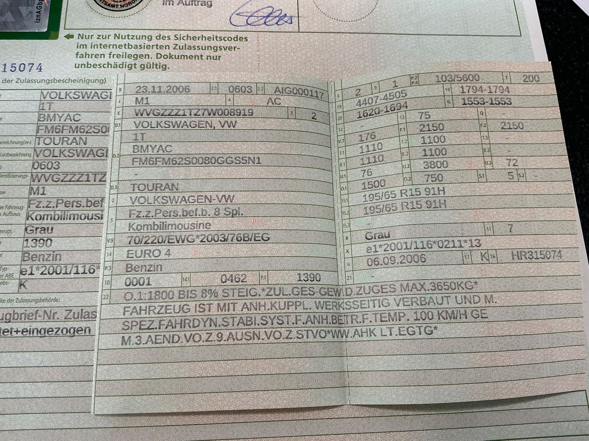 Volkswagen Touran d'occasion