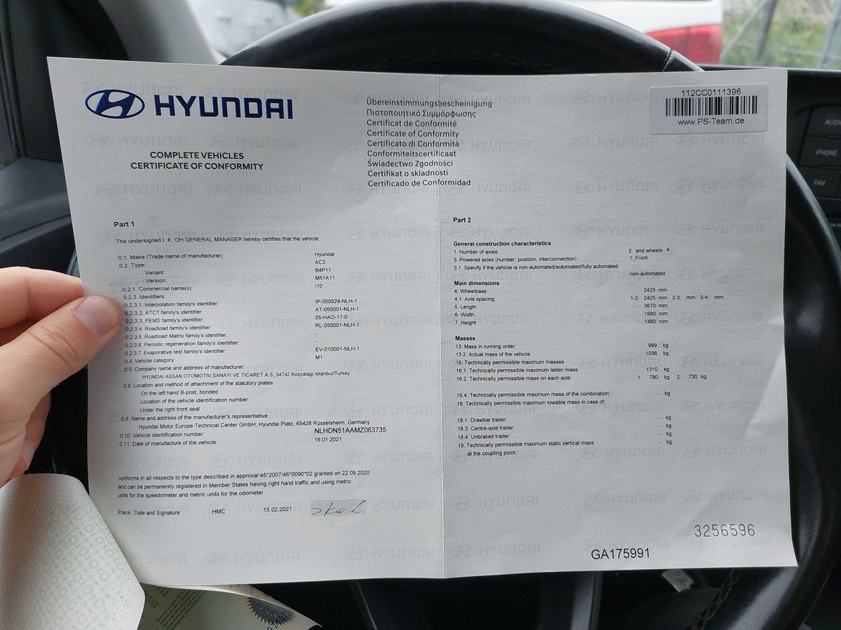 Hyundai i10 d'occasion