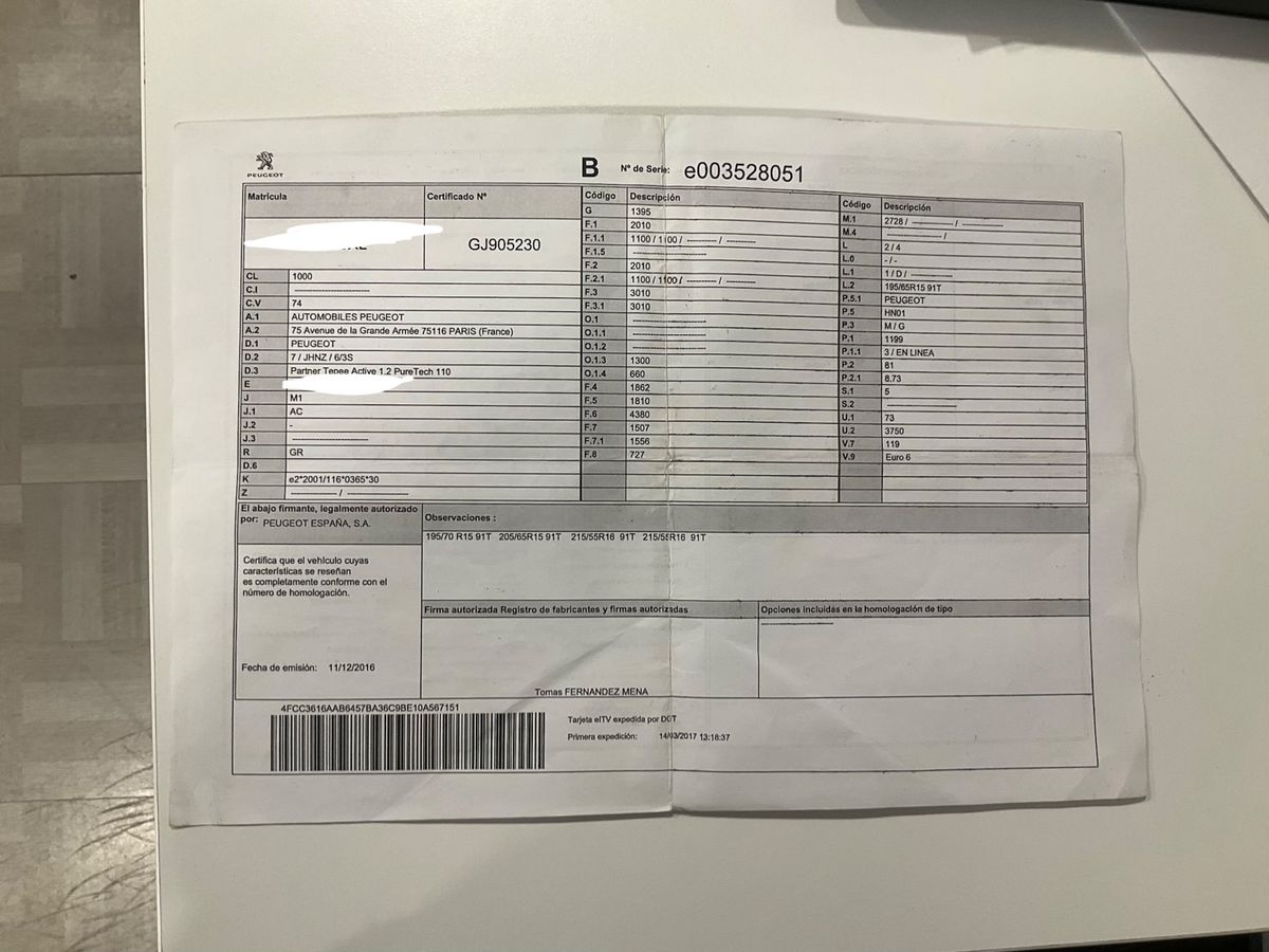 Peugeot Partner d'occasion