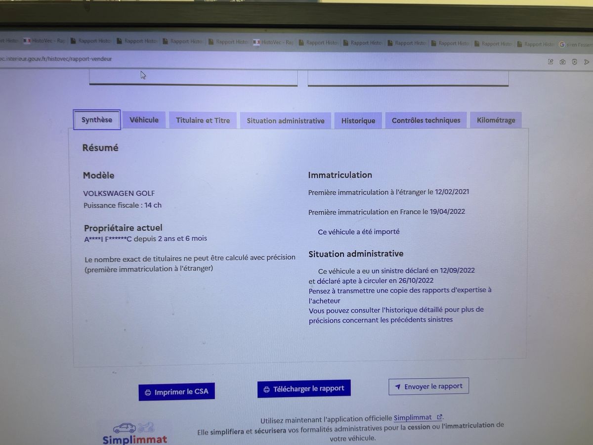 Volkswagen Golf d'occasion