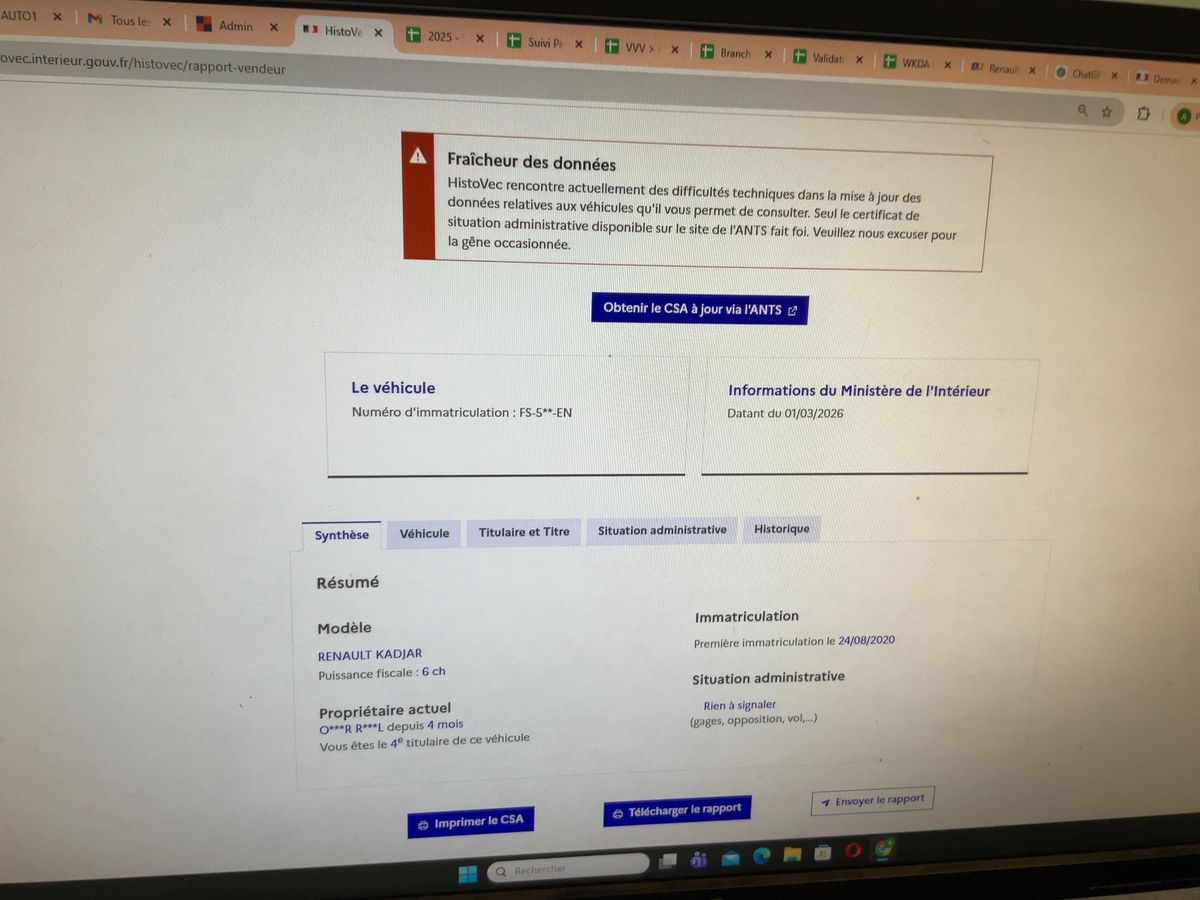 Renault Kadjar d'occasion