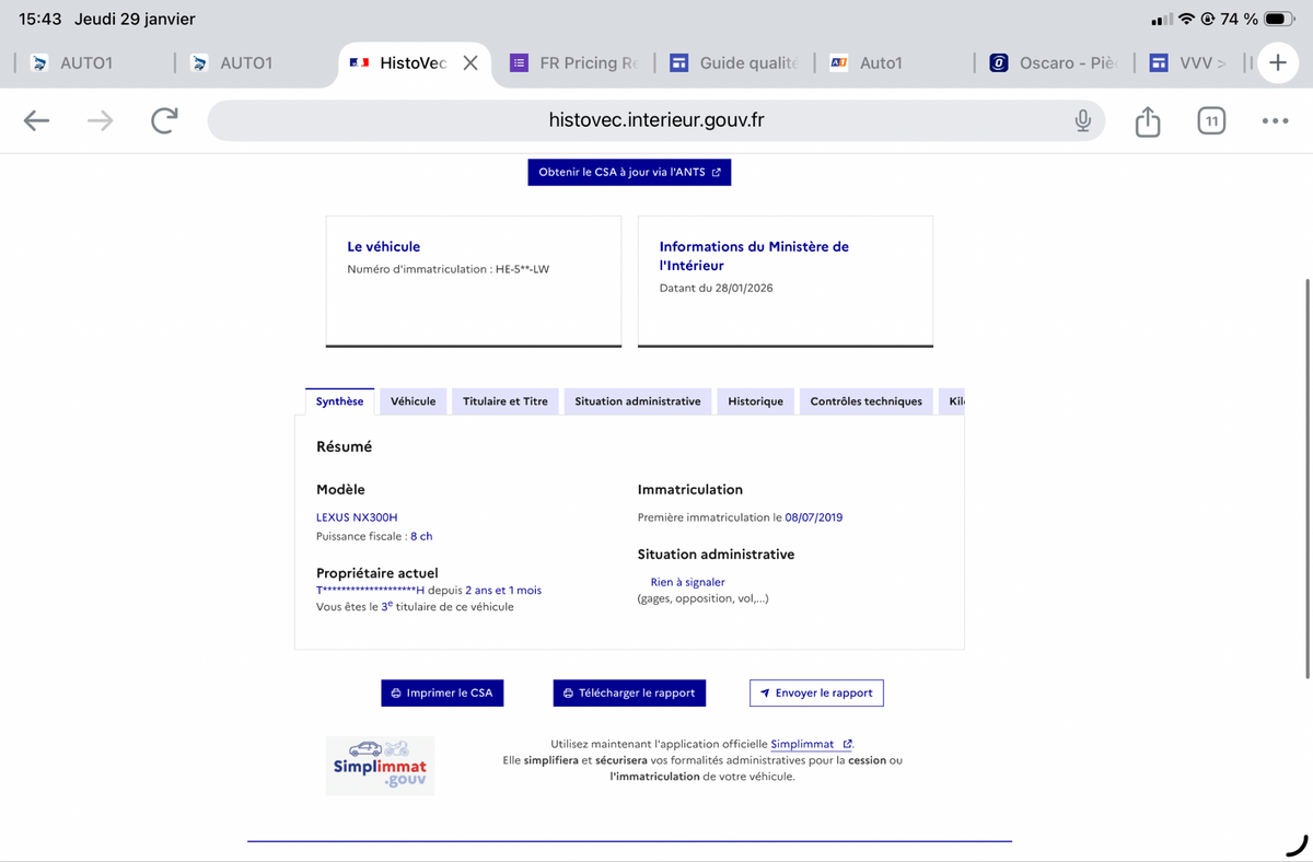 Lexus NX-Serie d'occasion