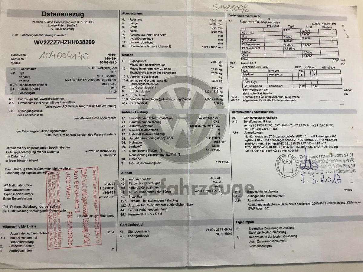 Volkswagen T6 d'occasion