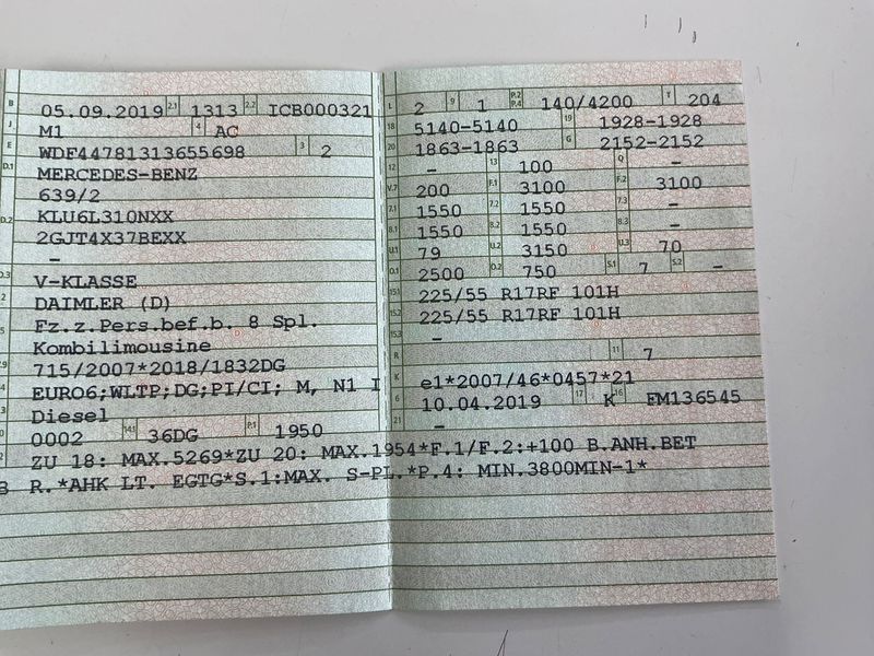 Mercedes-Benz V-Klasse V 250 d lang — zdjęcie 15