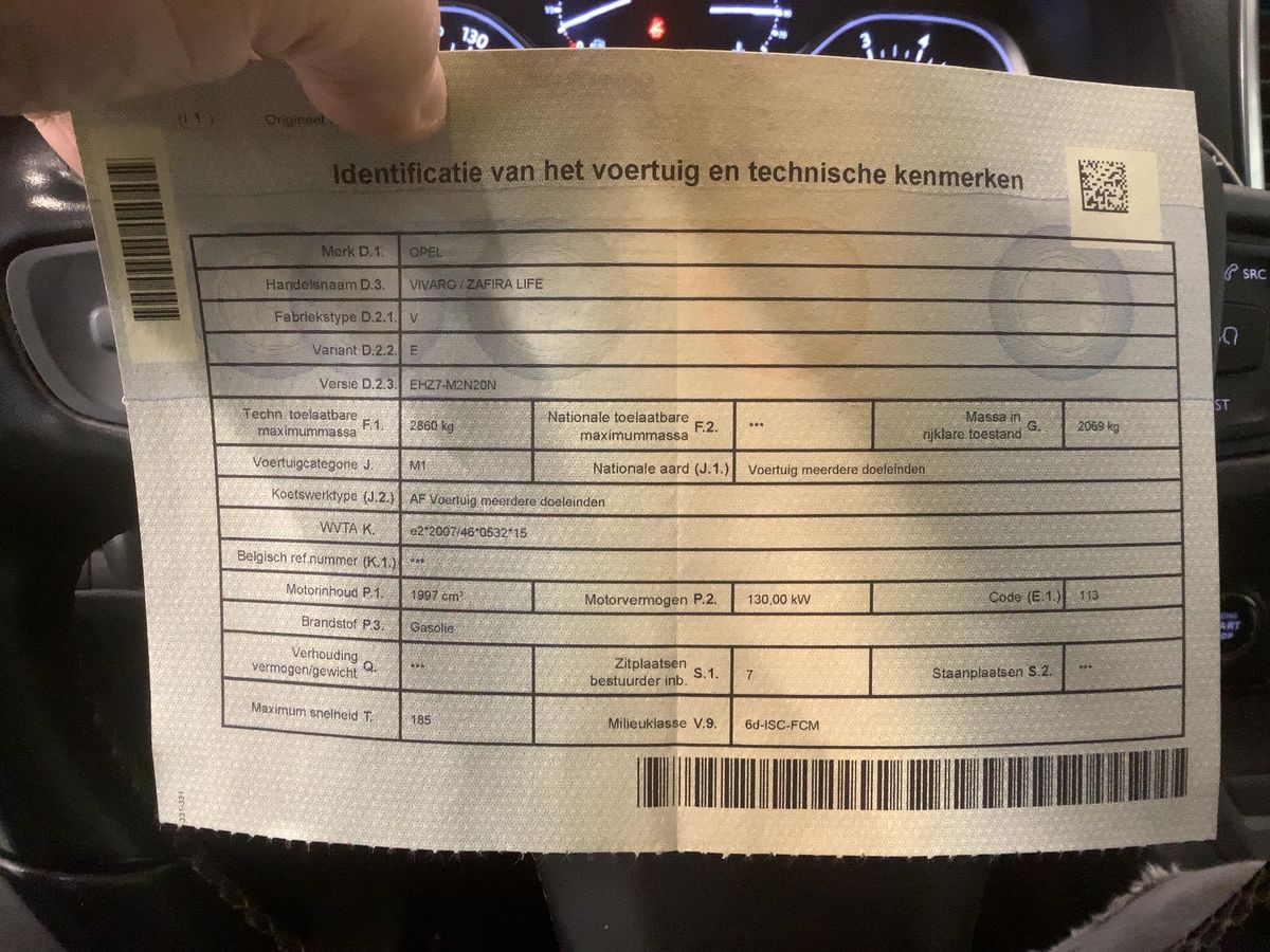 Opel Zafira 2021 — photo 21