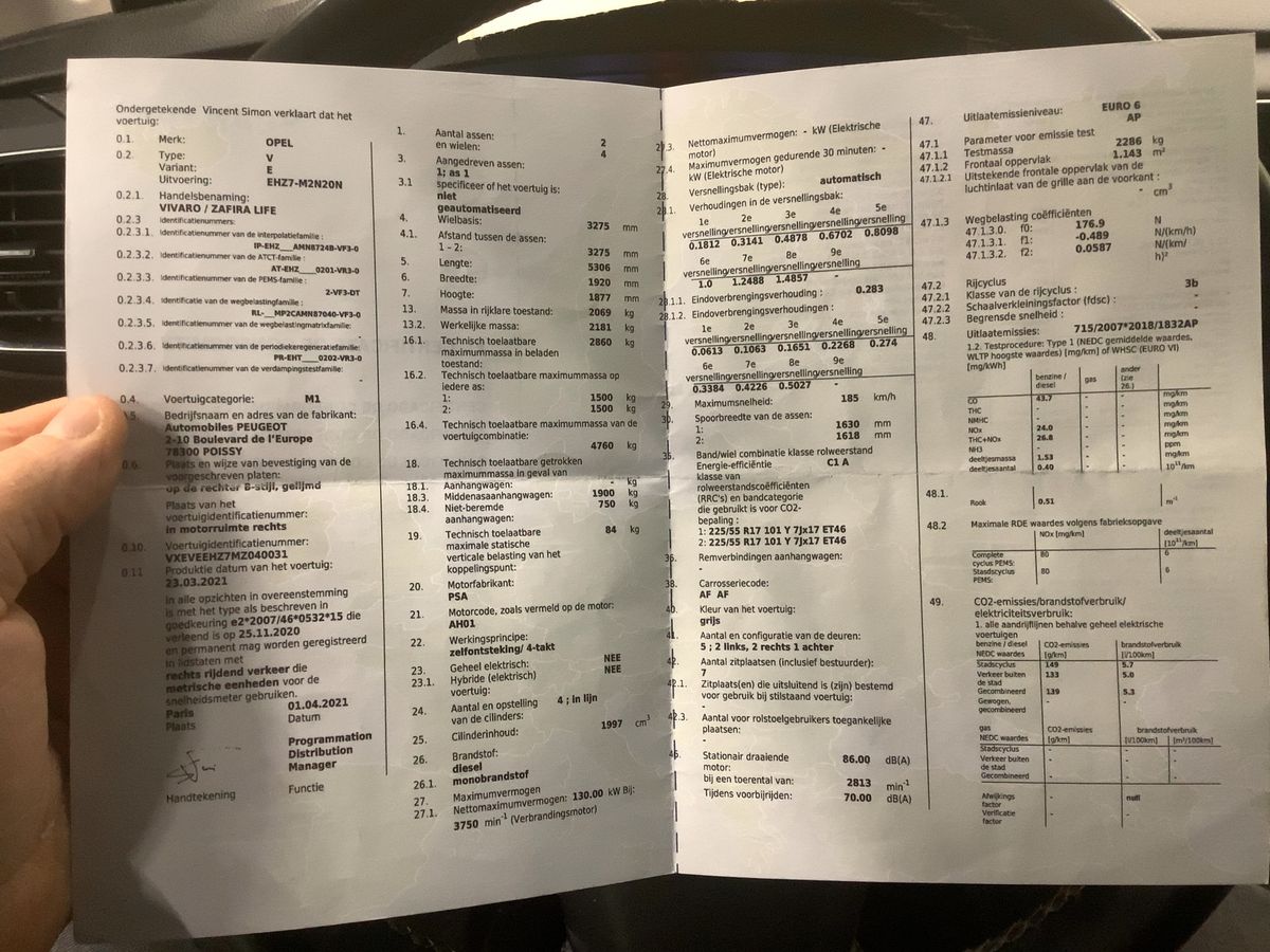 Opel Zafira d'occasion