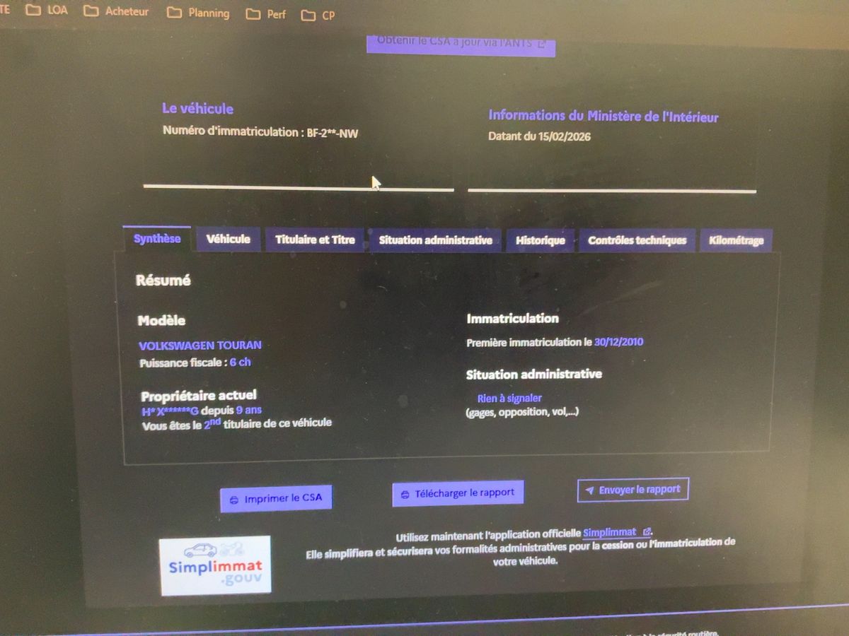 Volkswagen Touran d'occasion